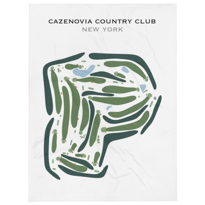 Cazenovia Country Club, New York - Printed Golf Course