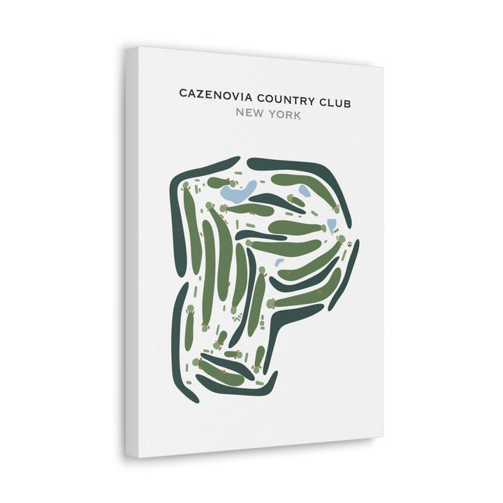 Cazenovia Country Club, New York - Printed Golf Course