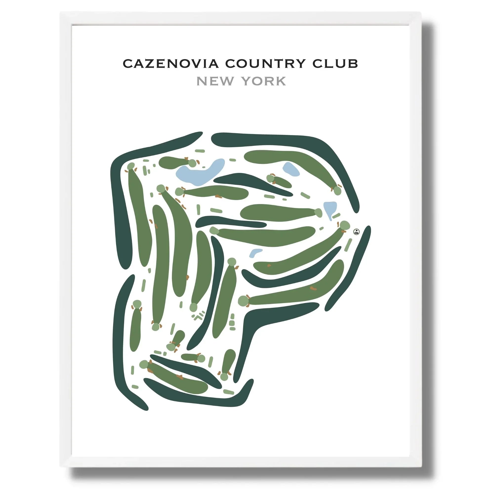 Buy the best printed golf course Cazenovia Country Club, New York
