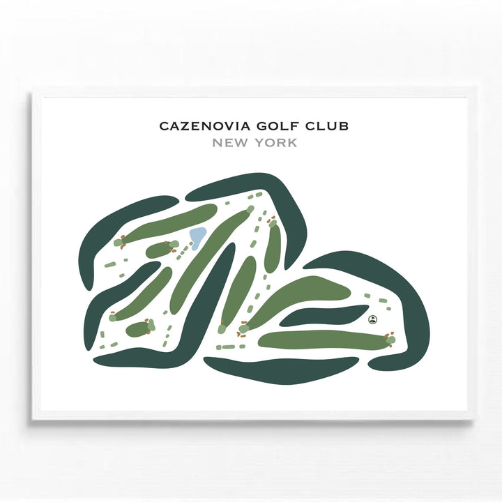Cazenovia Golf Club, New York (9 Hole Course) - Printed Golf Courses