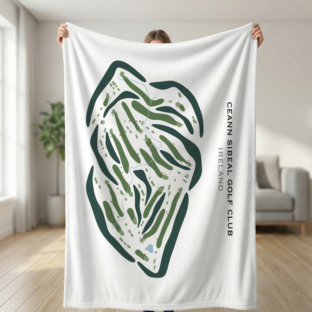 Ceann Sibeal Golf Club, Ireland - Printed Golf Course