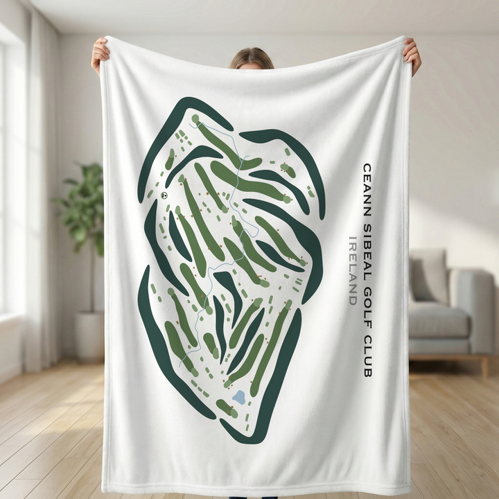 Ceann Sibeal Golf Club, Ireland - Printed Golf Course