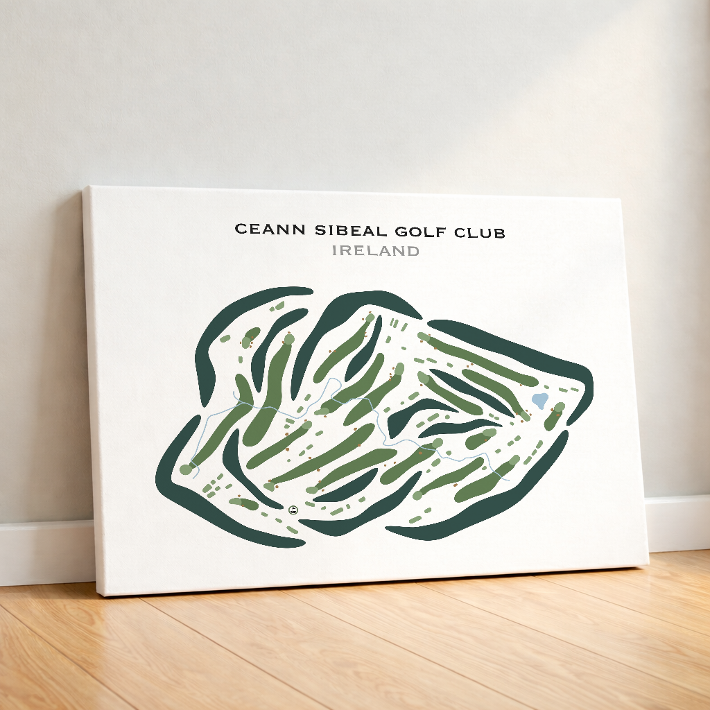 Ceann Sibeal Golf Club, Ireland - Printed Golf Course