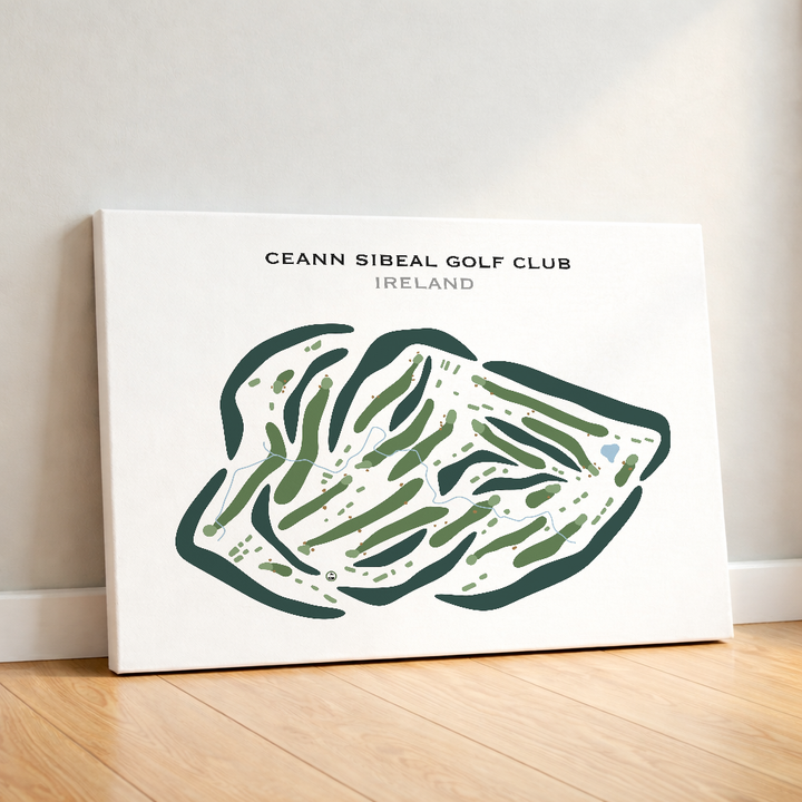 Ceann Sibeal Golf Club, Ireland - Printed Golf Course
