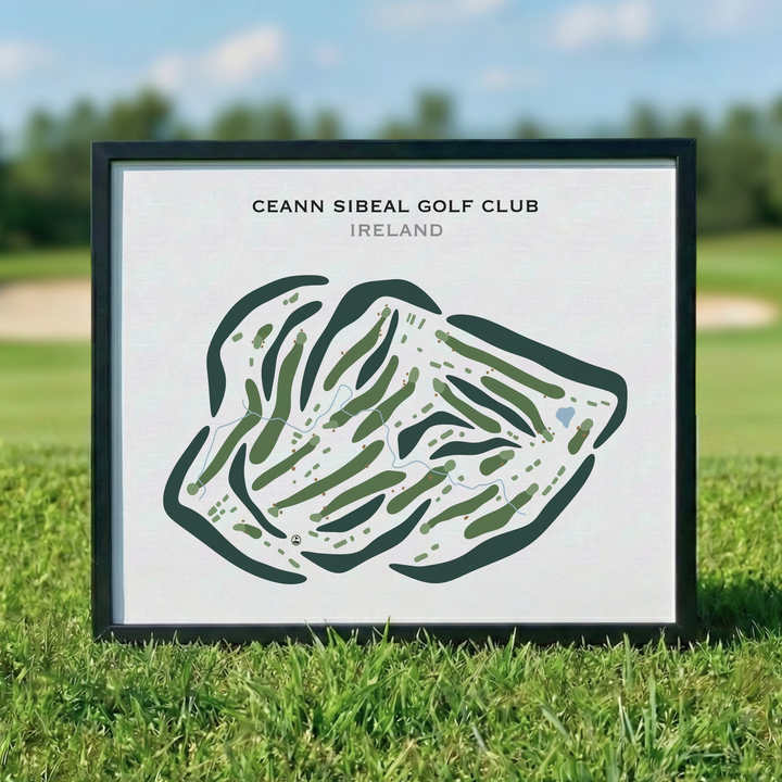 Ceann Sibeal Golf Club, Ireland - Printed Golf Course