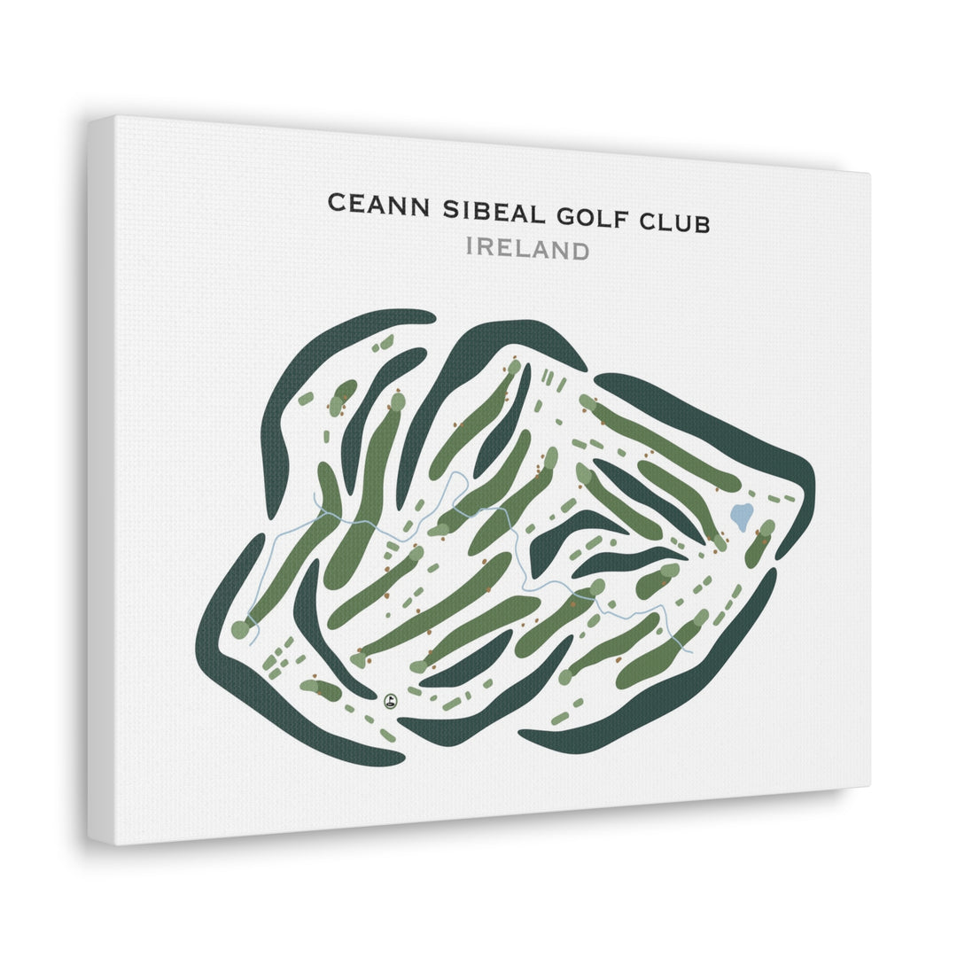 Ceann Sibeal Golf Club, Ireland - Printed Golf Course