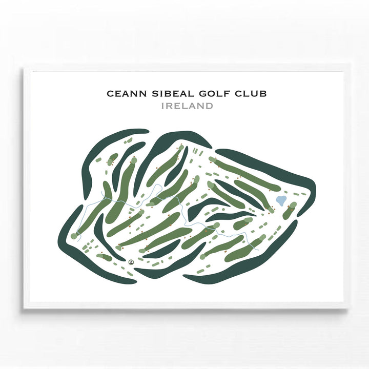 Ceann Sibeal Golf Club, Ireland - Printed Golf Course