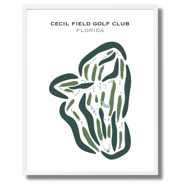 Cecil Field Golf Club, Florida - Printed Golf Courses