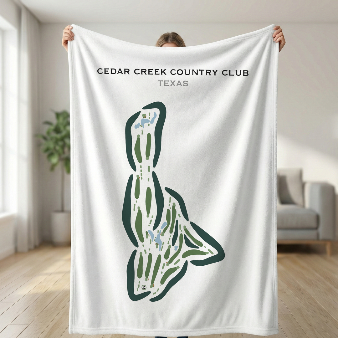 Cedar Creek Country Club, Texas - Printed Golf Courses