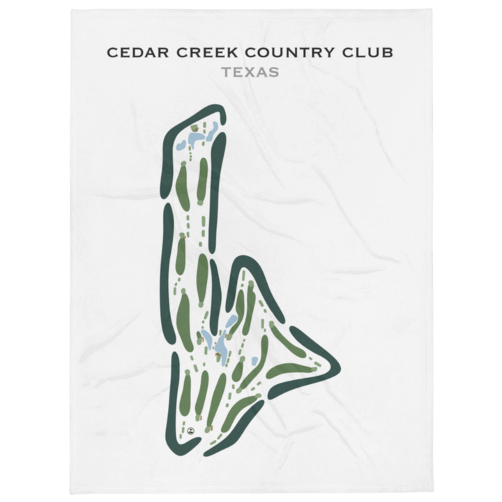 Cedar Creek Country Club, Texas - Printed Golf Courses