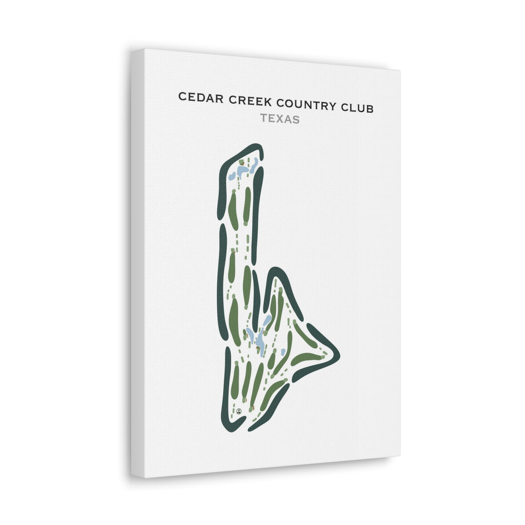 Cedar Creek Country Club, Texas - Printed Golf Courses