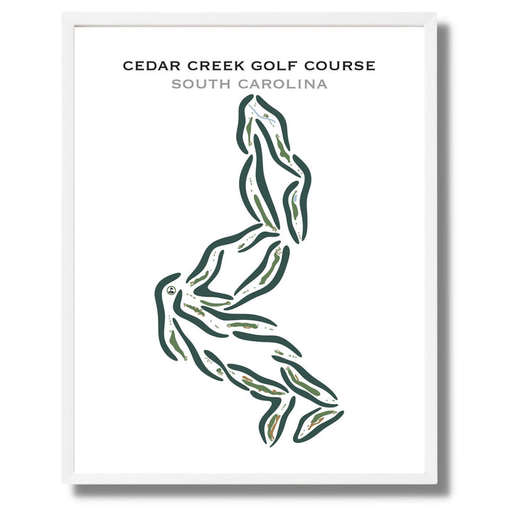 Cedar Creek Golf Course, South Carolina - Printed Golf Courses