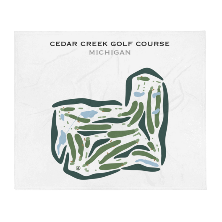 Cedar Creek Golf Course, Michigan - Printed Golf Courses