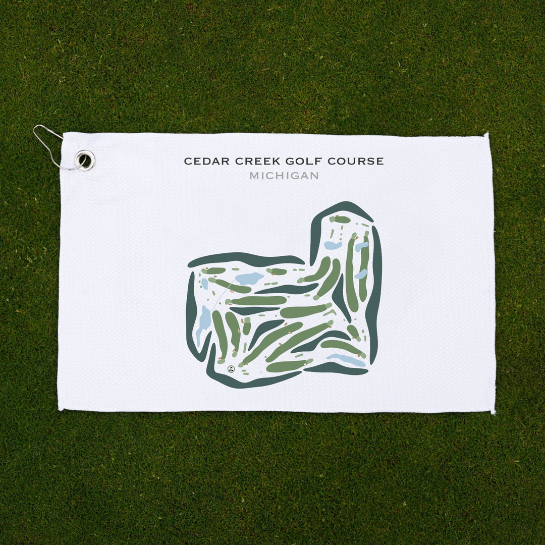 Cedar Creek Golf Course, Michigan - Printed Golf Courses