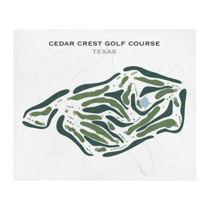 Cedar Crest Golf Course, Texas - Golf Course Prints