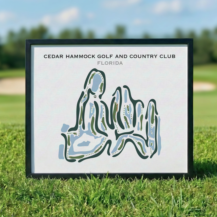 Cedar Hammock Golf and Country Club, Florida - Printed Golf Courses