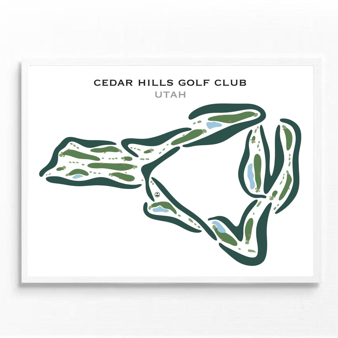 Cedar Hills Golf Course, Cedar Hills Utah - Printed Golf Courses - Golf Course Prints