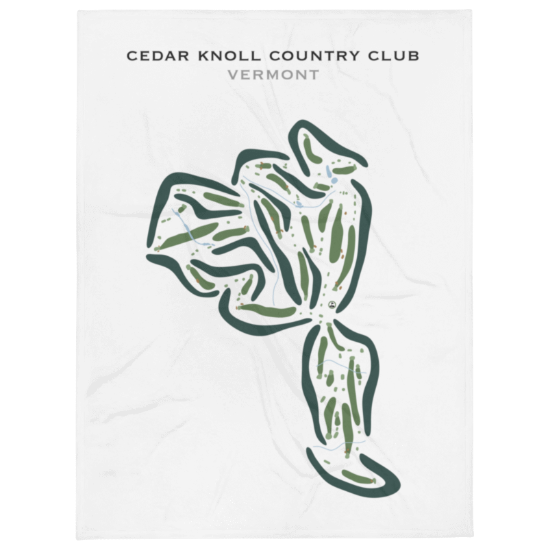 Cedar Knoll Country Club, Vermont - Printed Golf Courses