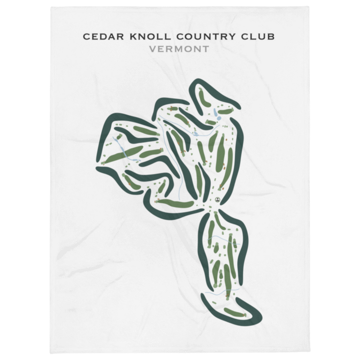 Cedar Knoll Country Club, Vermont - Printed Golf Courses