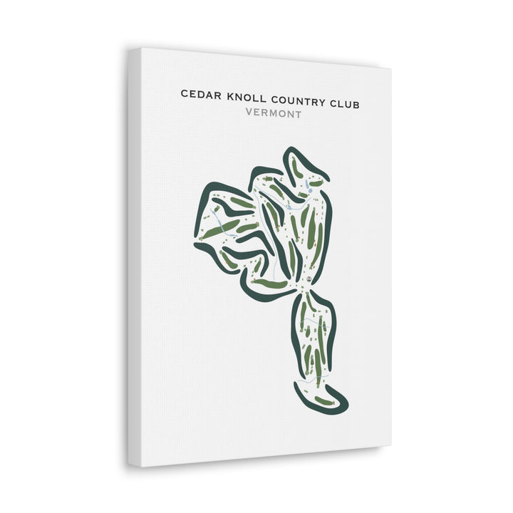 Cedar Knoll Country Club, Vermont - Printed Golf Courses