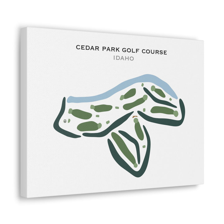 Cedar Park Golf Course, Idaho - Printed Golf Courses