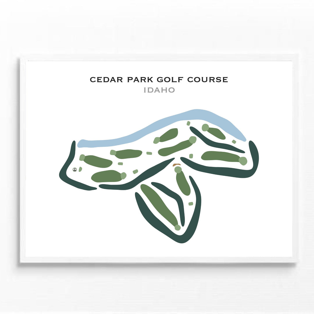 Cedar Park Golf Course, Idaho - Printed Golf Courses