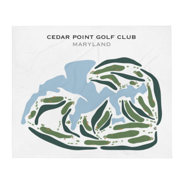 Cedar Point Golf Club, Maryland - Printed Golf Courses