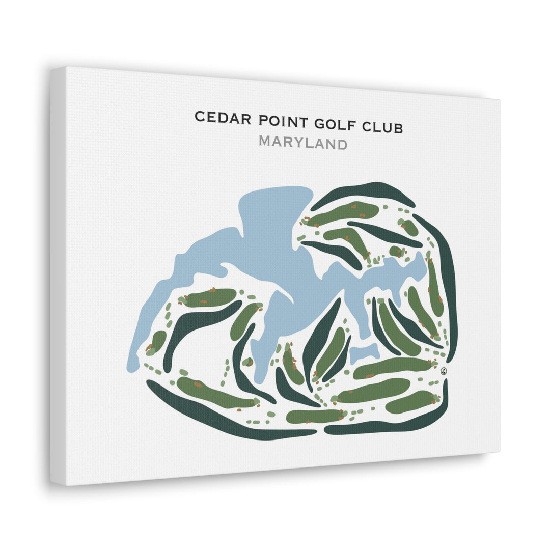 Cedar Point Golf Club, Maryland - Printed Golf Courses