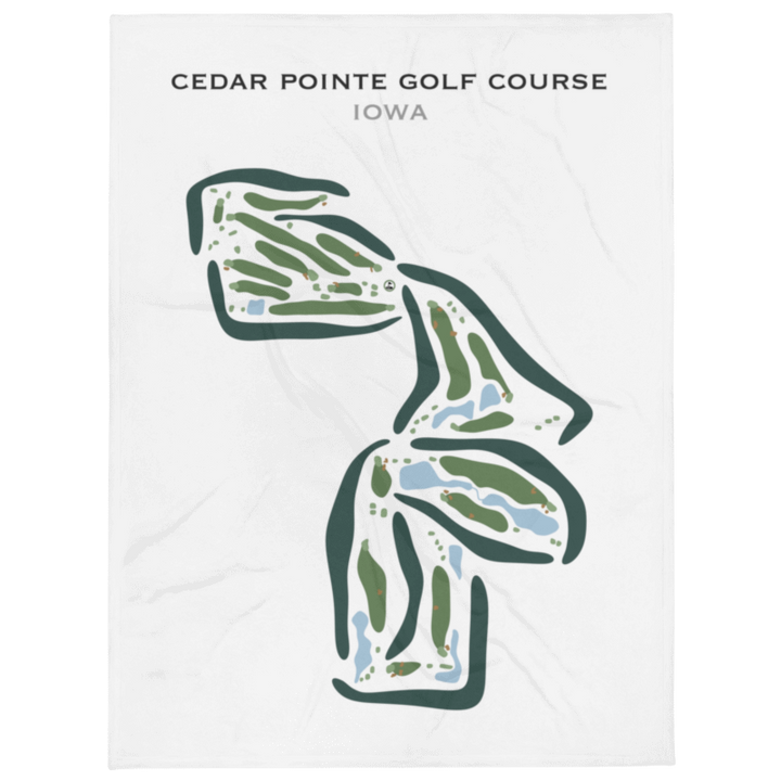 Cedar Pointe Golf Course, Iowa - Printed Golf Courses