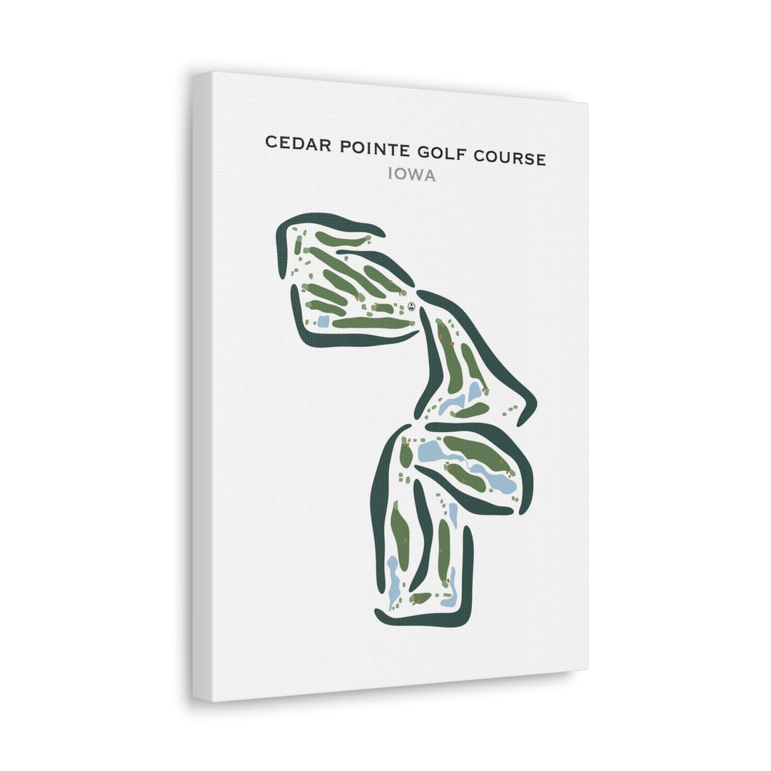 Cedar Pointe Golf Course, Iowa - Printed Golf Courses