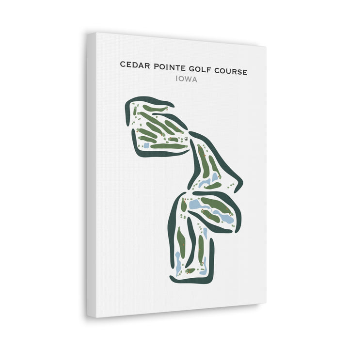 Cedar Pointe Golf Course, Iowa - Printed Golf Courses