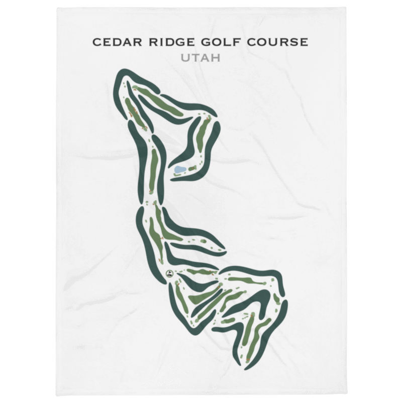 Cedar Ridge Golf Course, Cedar Utah - Printed Golf Courses