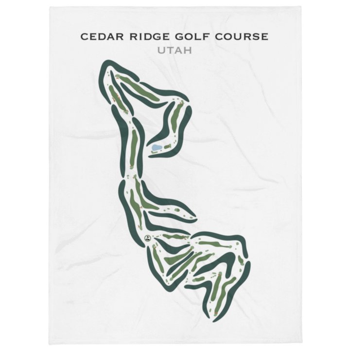 Cedar Ridge Golf Course, Cedar Utah - Printed Golf Courses