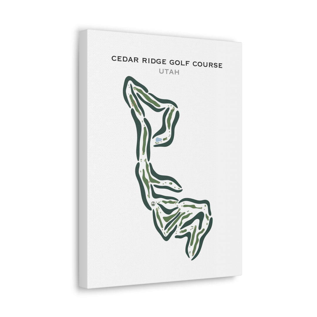 Cedar Ridge Golf Course, Cedar Utah - Printed Golf Courses