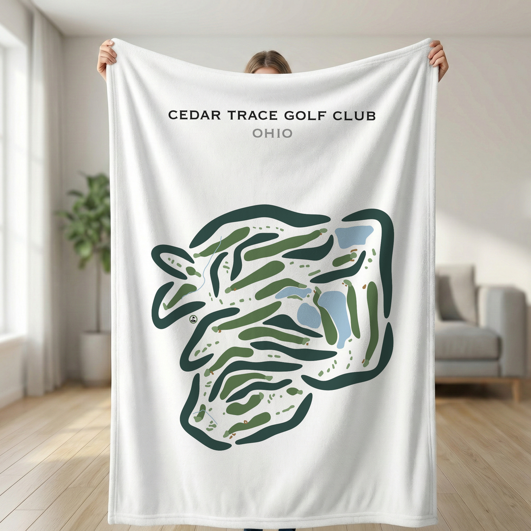 Cedar Trace Golf Club, Ohio - Printed Golf Courses