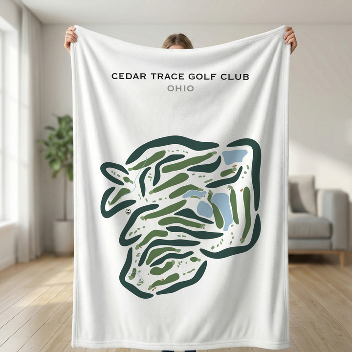 Cedar Trace Golf Club, Ohio - Printed Golf Courses