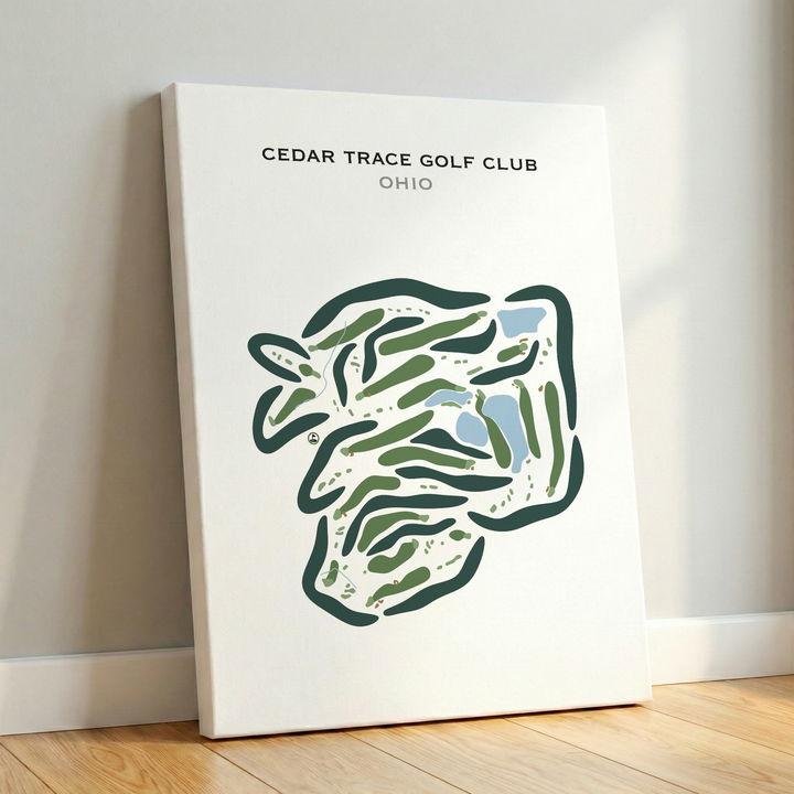 Cedar Trace Golf Club, Ohio - Printed Golf Courses