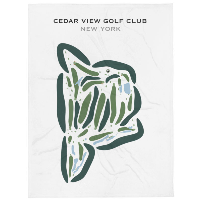 Cedar View Golf Club, New York - Printed Golf Courses