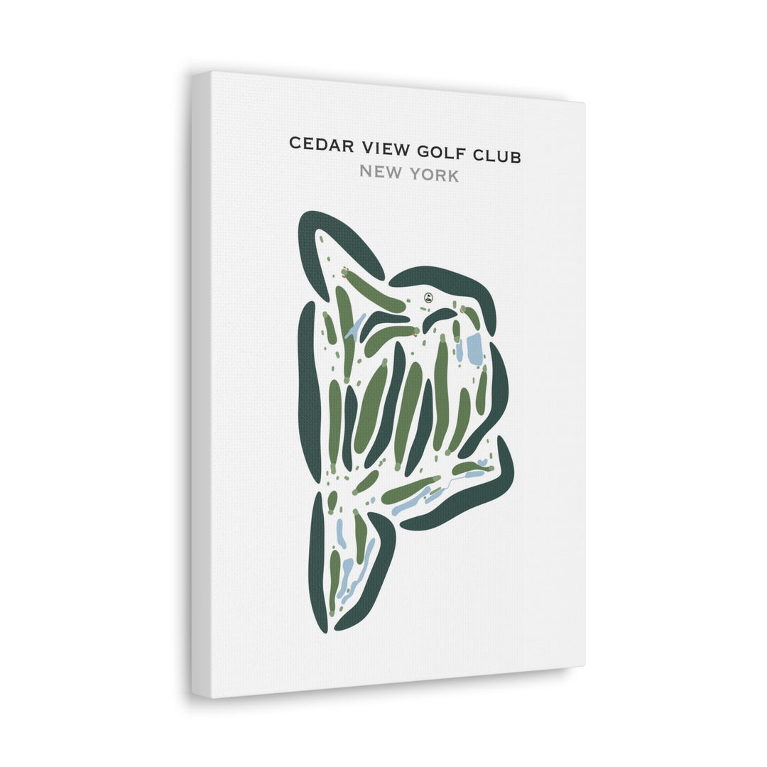 Cedar View Golf Club, New York - Printed Golf Courses