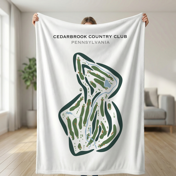 Cedarbrook Country Club, Pennsylvania - Printed Golf Courses
