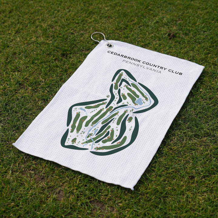 Cedarbrook Country Club, Pennsylvania - Printed Golf Courses