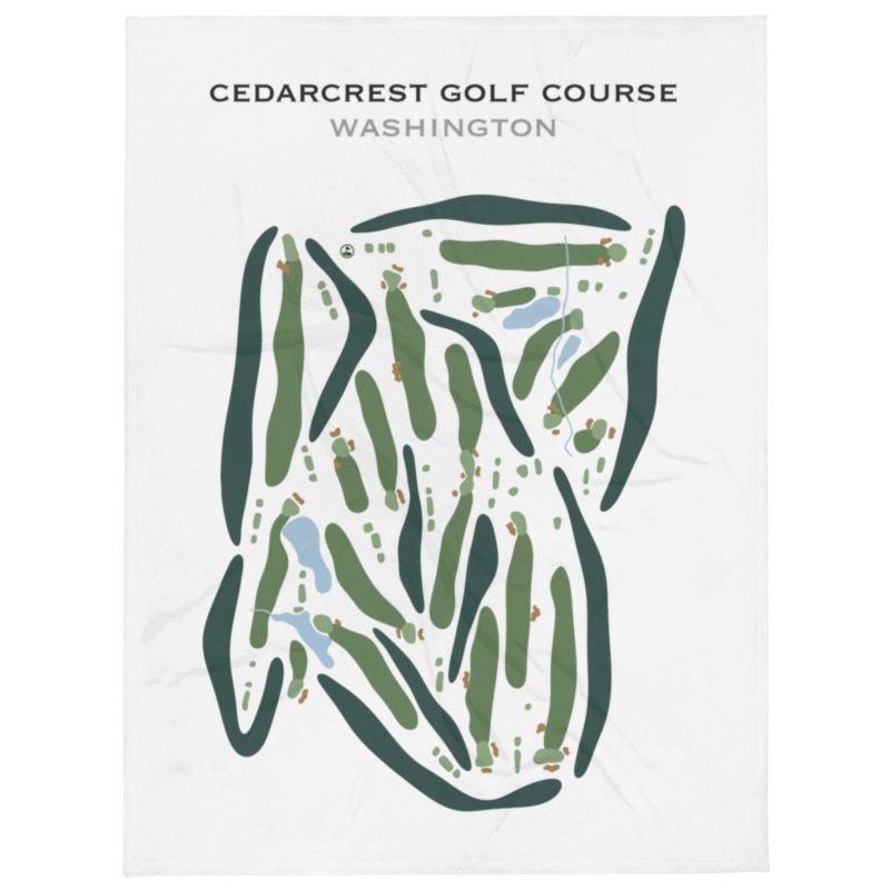 Cedarcrest Golf Course, Washington - Printed Golf Courses