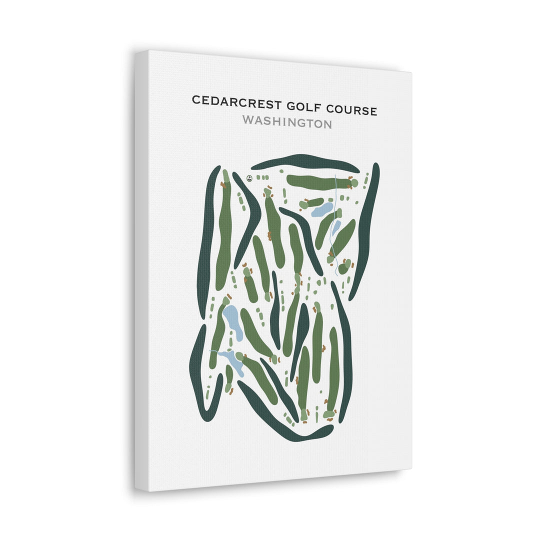 Cedarcrest Golf Course, Washington - Printed Golf Courses