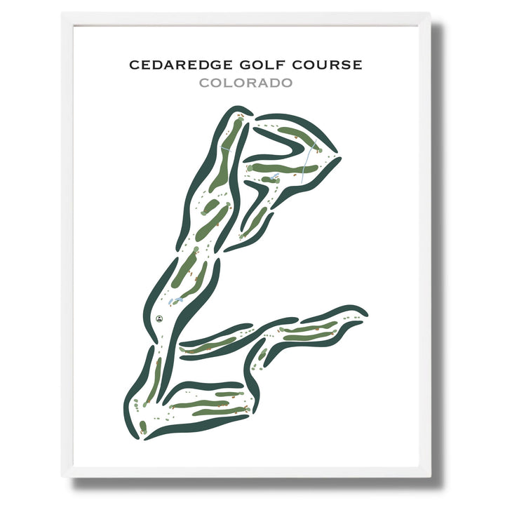 Cedaredge Golf Club, Colorado - Printed Golf Courses