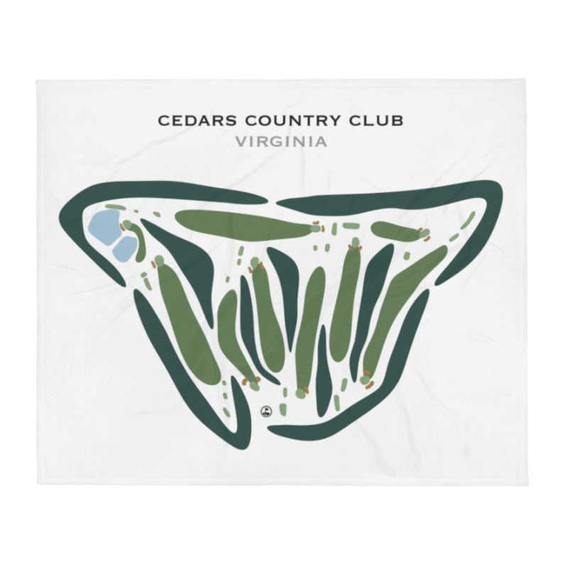 Cedars Country Club, Virginia - Printed Golf Courses