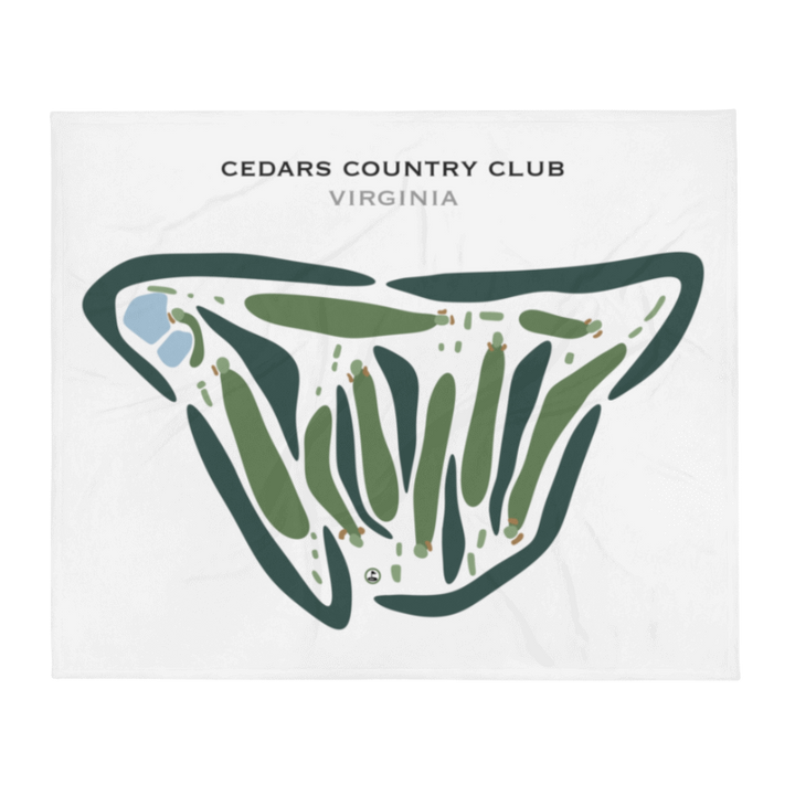 Cedars Country Club, Virginia - Printed Golf Courses