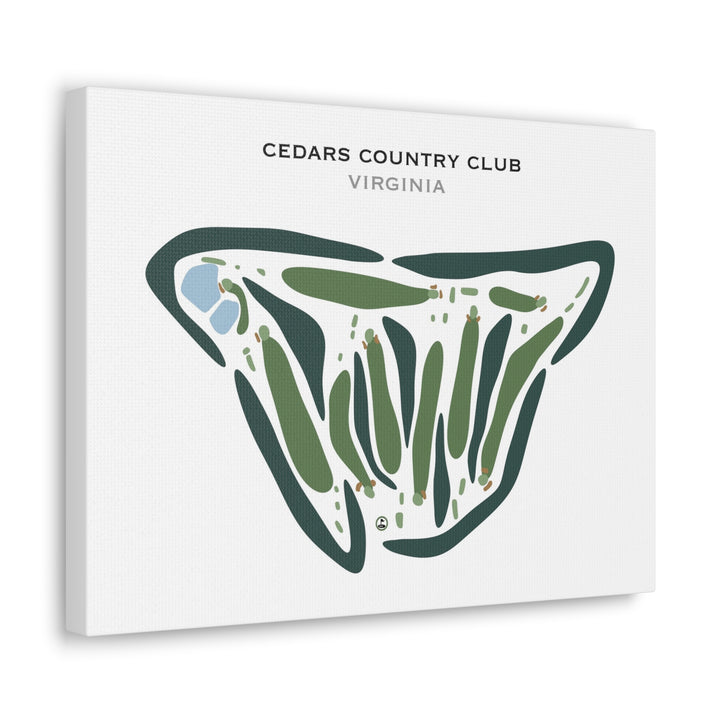 Cedars Country Club, Virginia - Printed Golf Courses