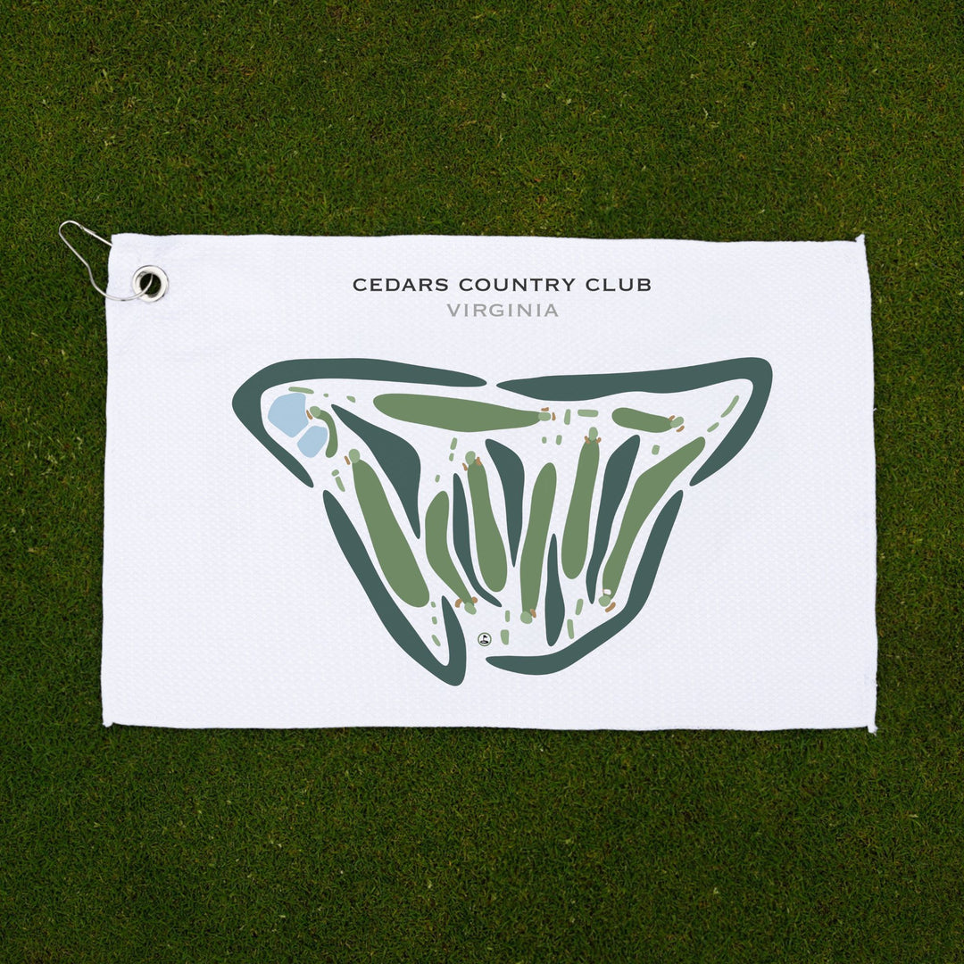 Cedars Country Club, Virginia - Printed Golf Courses