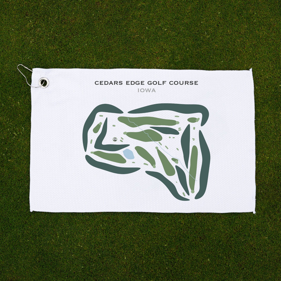 Cedars Edge Golf Course, Iowa - Printed Golf Courses