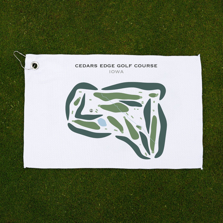 Cedars Edge Golf Course, Iowa - Printed Golf Courses